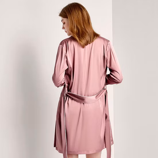 Robes en Satin de soie personnalisées, Robe de mariée de demoiselle d'honneur de mariage, Robe Kimono