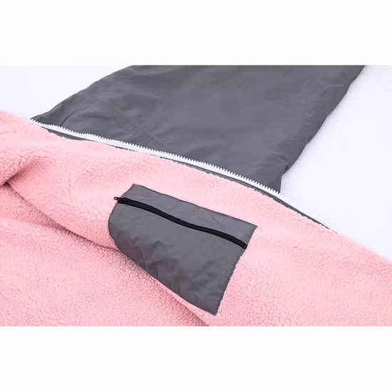Vêtements de bain d'hiver chauds en polaire pour animaux de compagnie, Robe pour chien endormi
