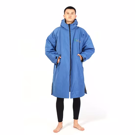 Robe de séchage à manches longues imperméable, manteau Poncho de surf, Robe à langer pour adulte